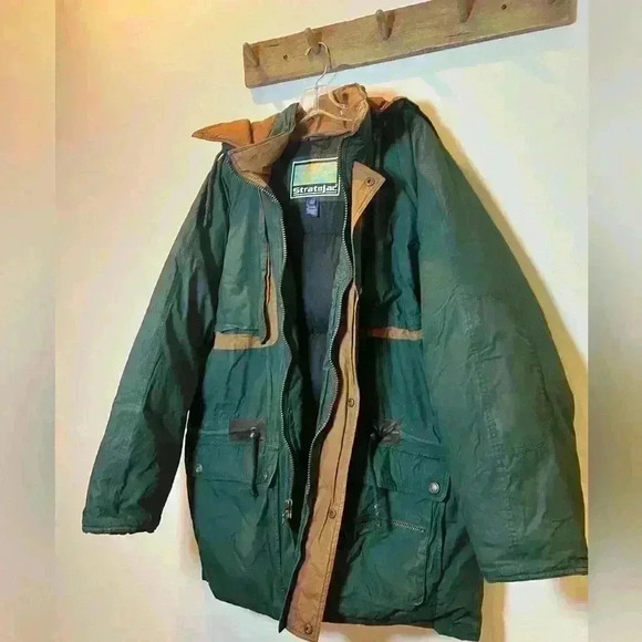 Vintage 80’s Stratojac down jacket size L - Picture 3 of 11